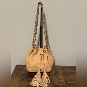 Rebecca Minkoff Preloved Preach Leather Small  Bucket Bag In grea t Conditions